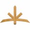 Ekena Millwork Alberta Rough Sawn Timber Gable Bracket, Western Red Cedar, 48"W x 28"H x 2"D x 4"F, 14/12 Pitch GBW048X28X0204ALB00RWR - alternate 1
